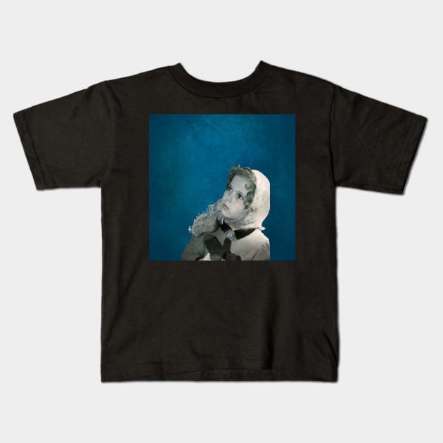 Shirley Temple Winter Kids T-Shirt by RetroSalt